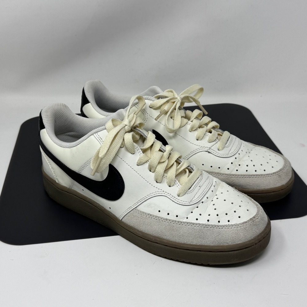Nike Court Vision Low Mens Size 12 Casual Shoes FQ8075 133 Sail Light Orewood